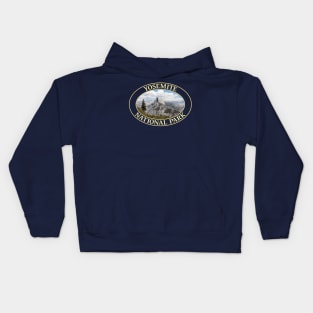 Half Dome at Yosemite National Park in California Kids Hoodie